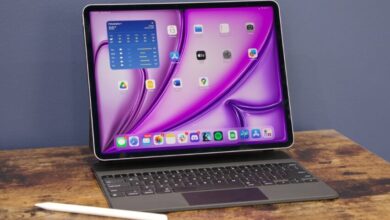 Apple iPad Air M2 review showing the lightweight tablet with Apple Pencil for productivity and creative work