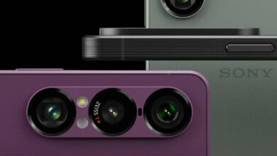Sony Xperia 1 VII review product photo for Numerello showcasing 4K OLED display, Exmor T camera system, and 3.5mm audio jack callouts.